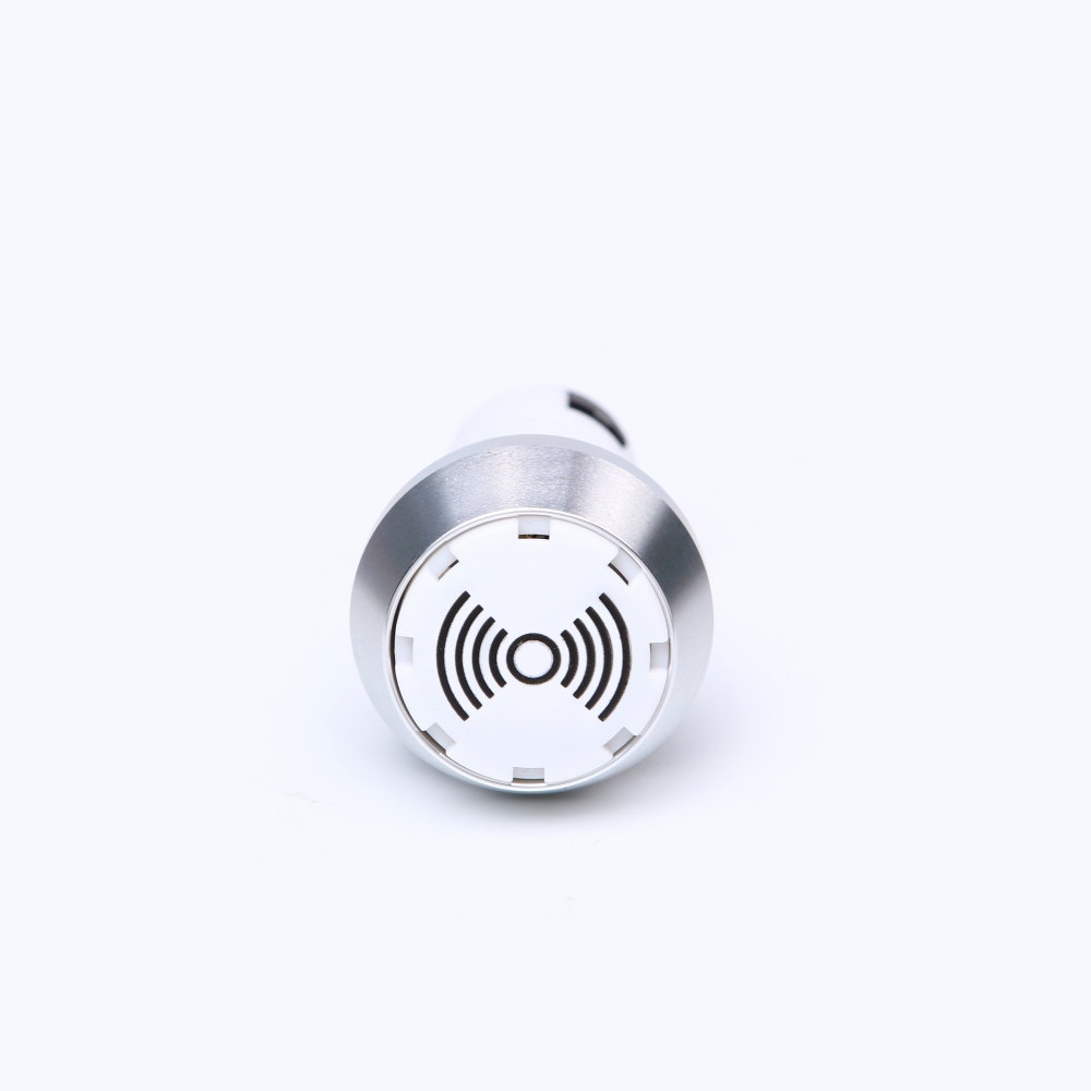 22mm metal Stainless steel intermittent buzzer with flash LED light 12V 24V 110V 220V AD16-22SM/S