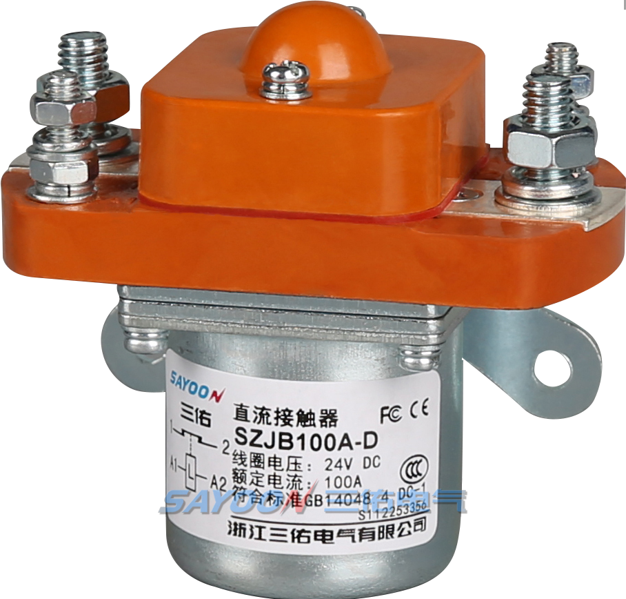 SAYOON dc <a href='/contactor-szjb100a/'>contactor SZJB100A</a>/SZJB100A-D/MZJ-100B ce rohs manufacturer general electric series 100a 12v 24v 36v 48v 60v 72v
