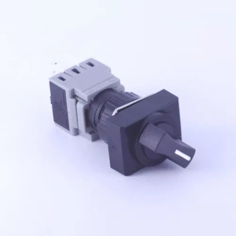 ELEWIND 16mm Plastic Rectangular type <a href='/1no1nc/'>1NO1NC</a> 4 PIN terminal Selector switch <a href='/2-position-maintain/'>2 position maintain</a> ( PB163J-11X/21 )