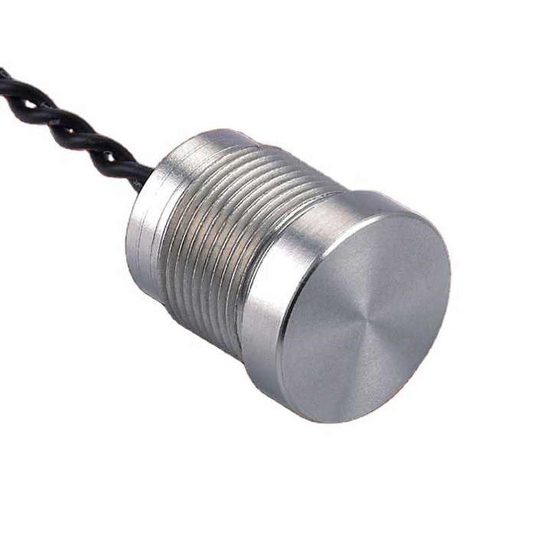 ELEWIND 16mm metal Stainless steel or Black aluminum alloy piezo switch (16mm,PS165P10YSS1,Rohs,CE)