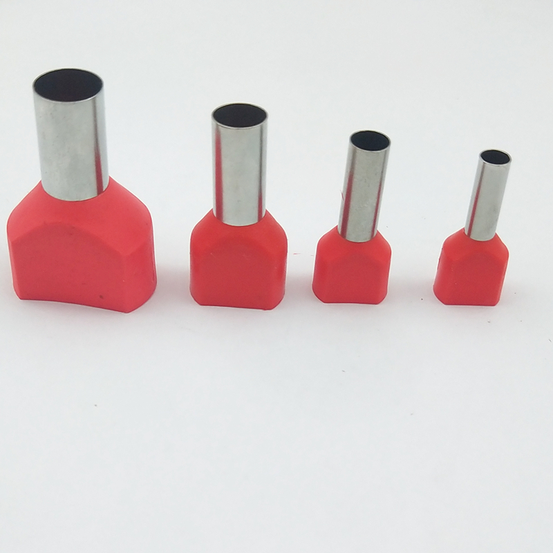 Insulated Double <a href='/cord-end-terminal/'>Cord End Terminal</a> TE1014,TE1614,TE6014,TE4012