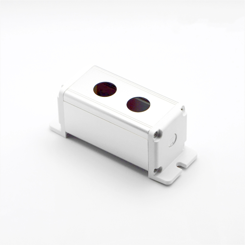 ELEWIND Metal Aluminium push button switch box 2 hole with 22mm hole (BXM-B2/22)