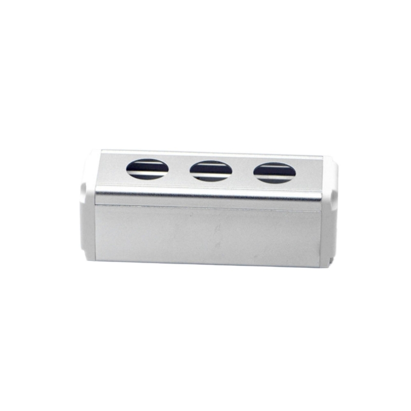 ELEWIND Metal Aluminium push button switch box 3 hole with 22mm hole (BXM-A3/22)