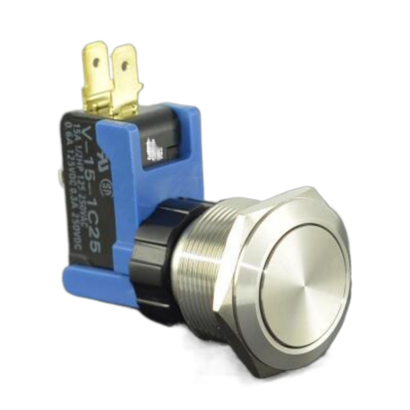 ELEWIND 22mm Long life over 15A Large current push button switch, Momentary/Latching ( PM221-Q-11/S, UL approval )