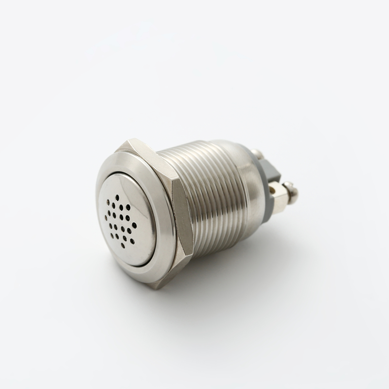 19mm continuous sound or Discontinuous sound <a href='/buzzer/'>Buzzer</a> 12V 24V Stainless steel body (PM191B-M/12V)
