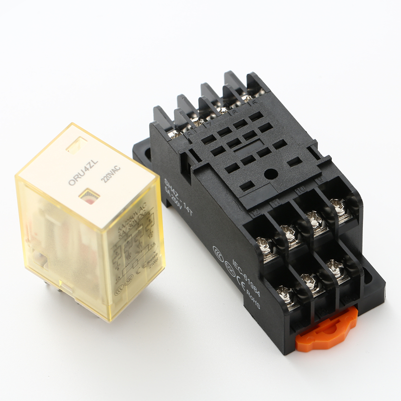 ELEWIND ORU4ZL 4NO4NC POWER small electromagnetic relay With light