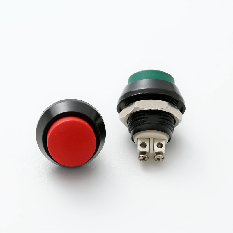 ELEWIND 12mm Colorful head push button switch momentary 1NO (PM121H-10/△/A)