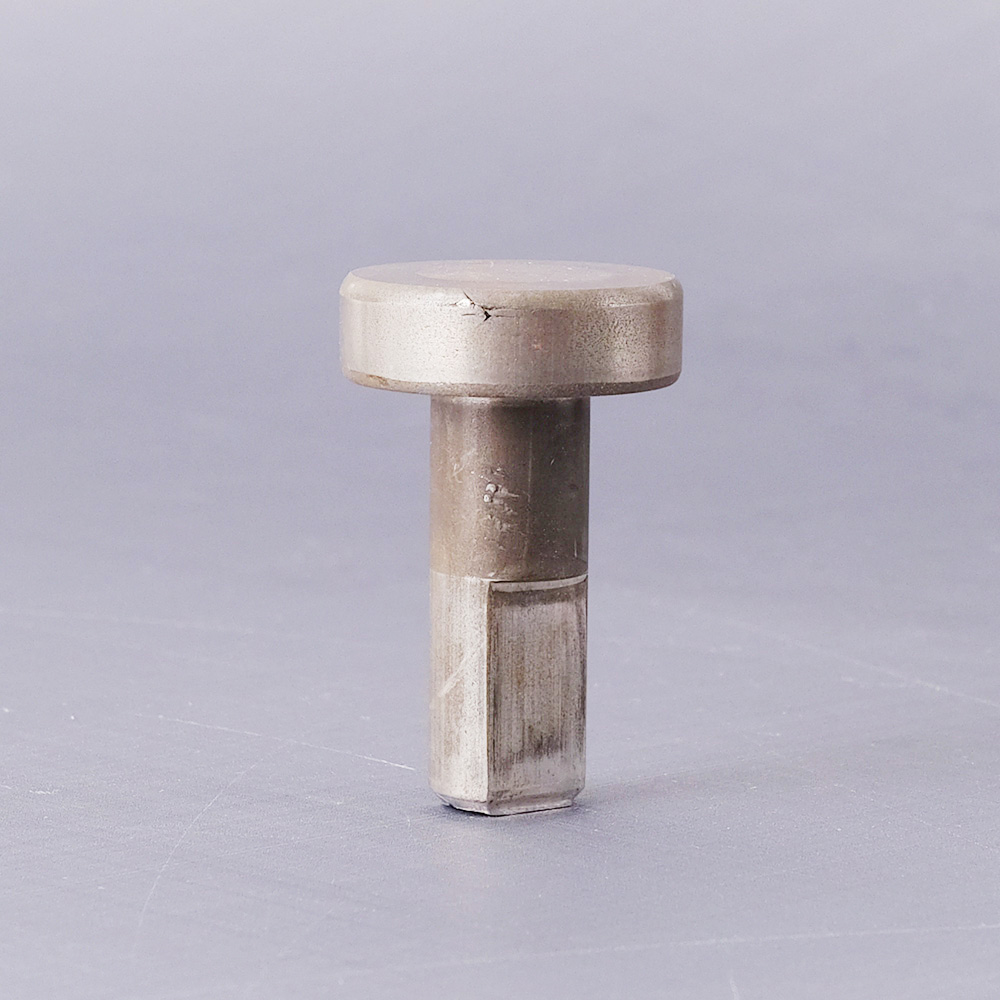 Flange bolt Titanium with striations for irregular parts