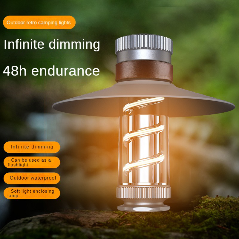 New Rechargeable Emergency Dimming Lamp multifunctional Camping Lights