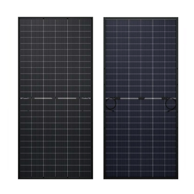 605W-625W TOPCon Black Frame Bifacial Dual Glass Solar Module