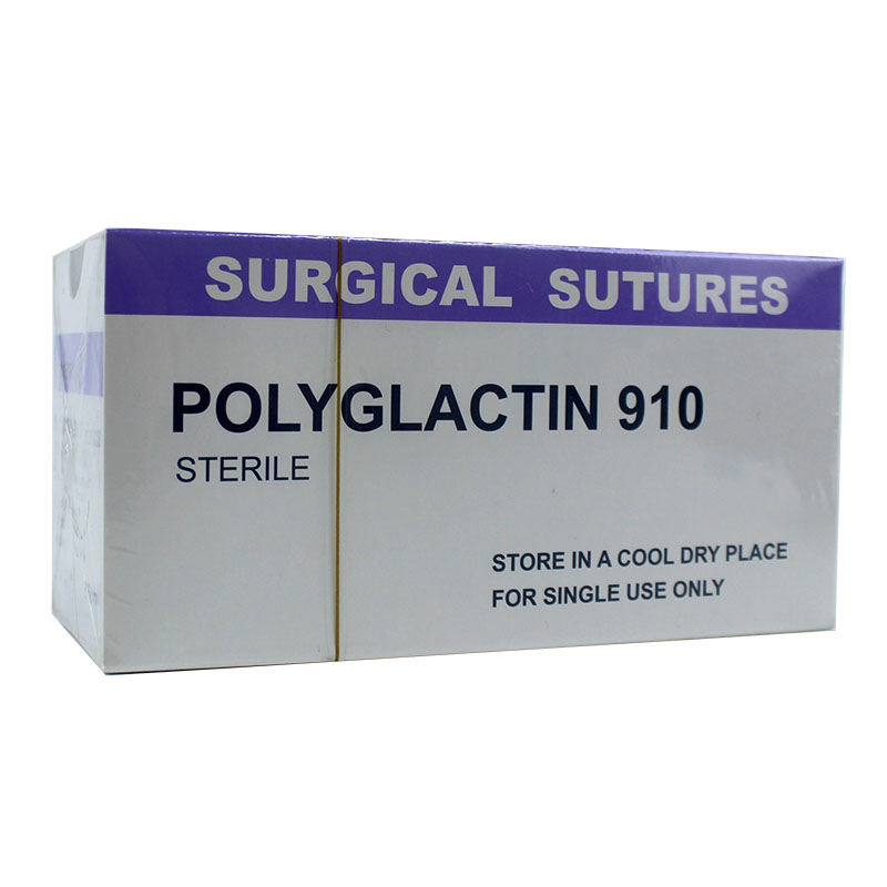 Synthetic Absorbable <a href='/polyglactin-910-suture/'>Polyglactin 910 Suture</a> with Needle