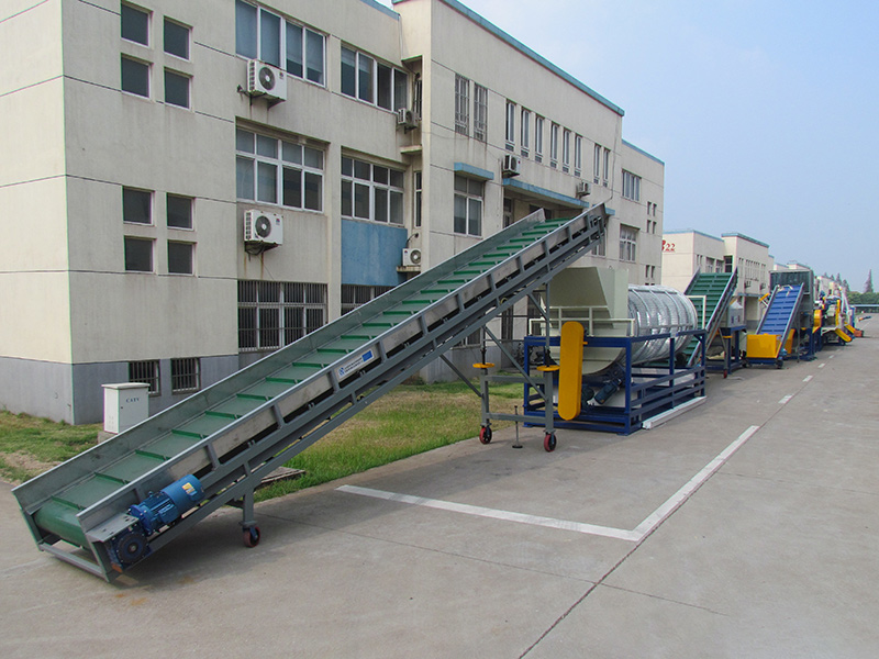 Mulch film washing recycling line