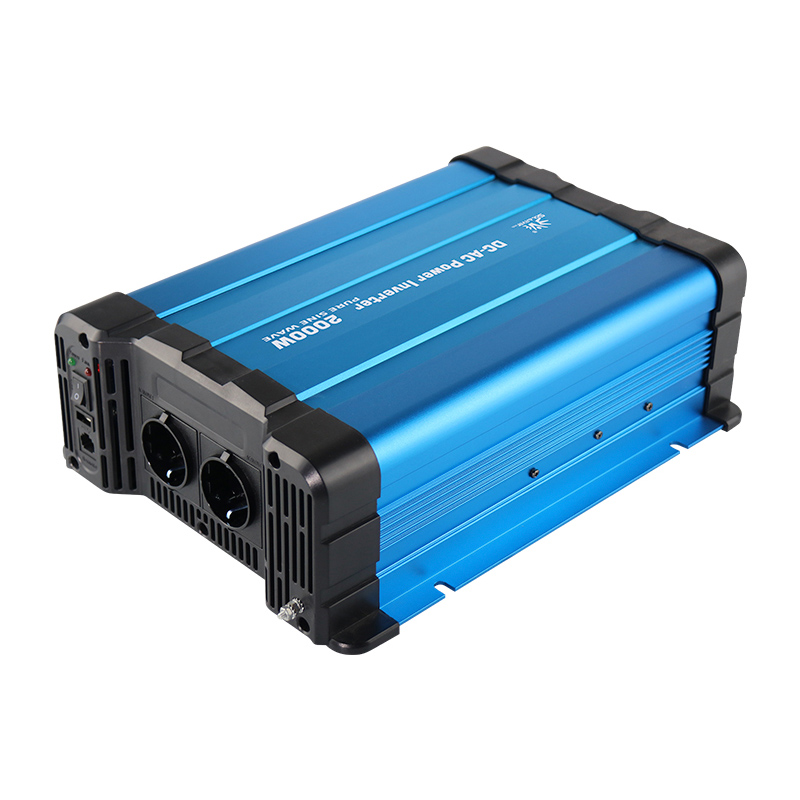 2000W 12V 24V 48V Dc To 110V 220V Ac Pure Sine Wave Power Inverter For RV