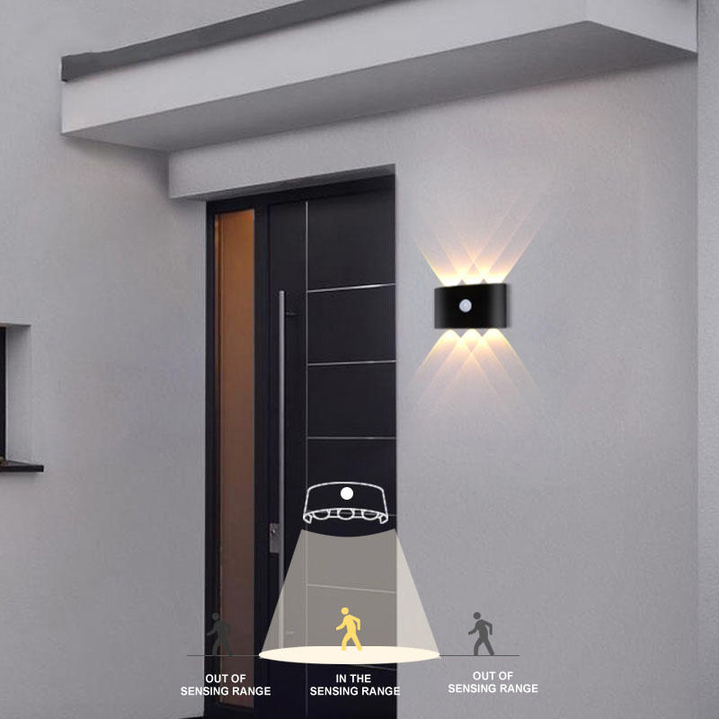 Outdoor Porch Wall Light Modern LED Wall Sconces 10W Wall Lights for Living Room Waterproof Terrace Wall <a href='/lamp/'>Lamp</a> Suitable for Hallway,Garage, Courtyard