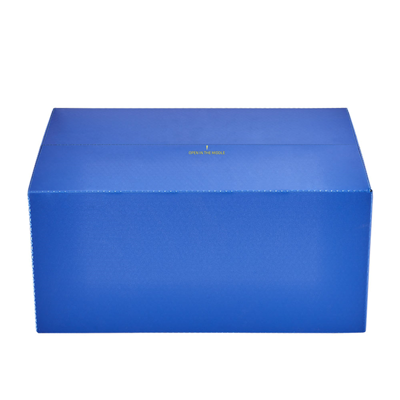 Durable corrugated polypropylene honeycomb boxes collapsible turnover storage organizers crates for packing