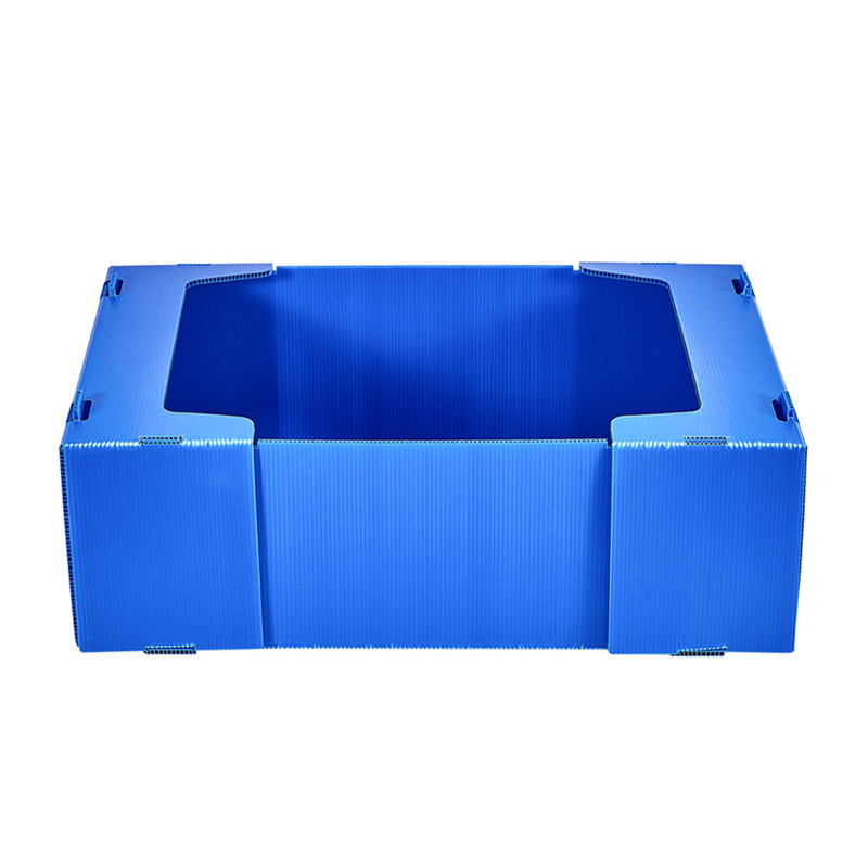 Good price collapsible plastic corrugated hollow sheet vegetable boxes waterproof crates