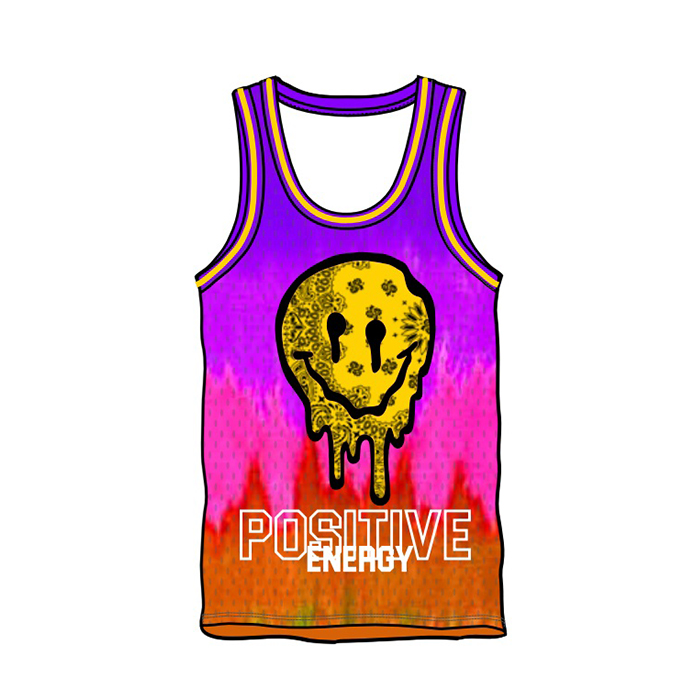 Mesh printed sports vest Stay Cool and Stylish